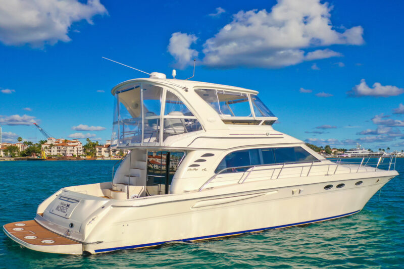 55Ft Sea Ray Flybridge  available In Miami Beach for rent for up to 13 Guest. - Image 3