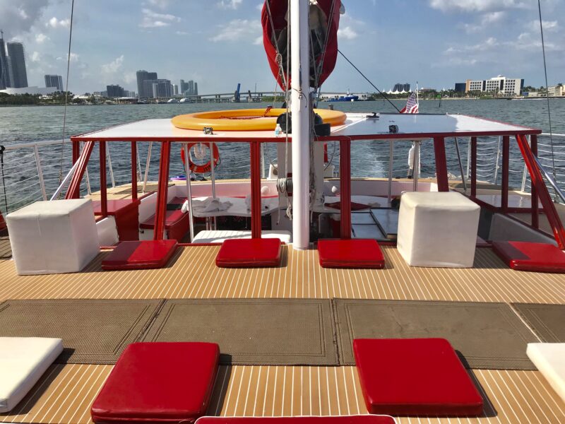 50’ Catamaran available for Rent in Miami for up to 42 peoples. - Image 7