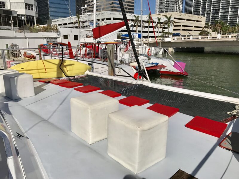 60' Catamaran Available for Rent in Miami for up to 49 Guest. - Image 10